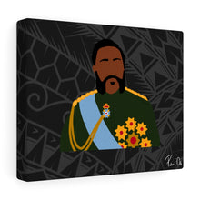 Load image into Gallery viewer, King Kalākaua Canvas Gallery Wraps (Black)
