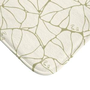 Kalo Bath Mat (Green/White)