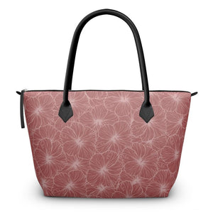 Hibiscus Handbag (Light Pink)