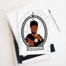 Load image into Gallery viewer, Tribal Queen Liliuokalani Journal - Ruled Line (White)
