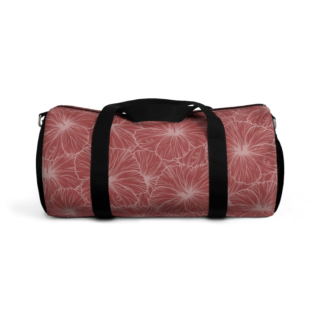Hibiscus Duffel Bag (Light Pink)