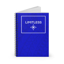 Load image into Gallery viewer, Tribal LIMITLESS Square Spiral Notebook - Ruled Line (Blue)
