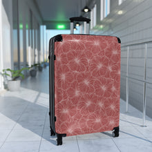 Load image into Gallery viewer, Hibiscus Cabin Suitcase (Light Pink)
