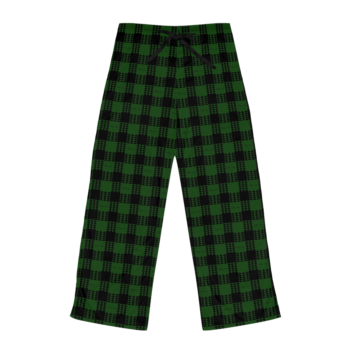 Women’s Kanaka Plaid Pajama Pants (Green)