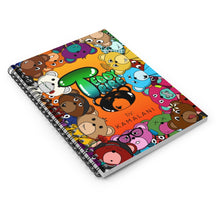 Load image into Gallery viewer, TEDDY TRIBE Spiral Notebook - Ruled Line (Full Tribe)
