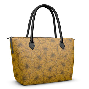 Hibiscus Handbag (Yellow)
