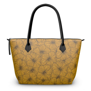 Hibiscus Handbag (Yellow)