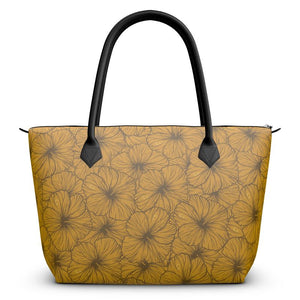 Hibiscus Handbag (Yellow)