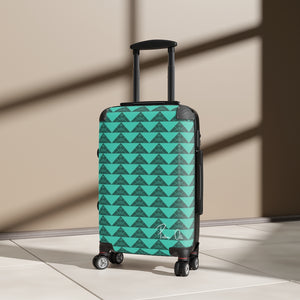 ‘Io Script Suitcase (Teal)