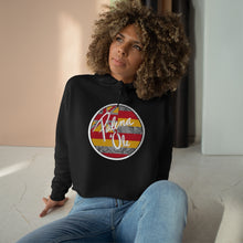 Load image into Gallery viewer, Kanaka Kollection Palena ‘Ole Flag Cropped Hoodie (Y&amp;G)
