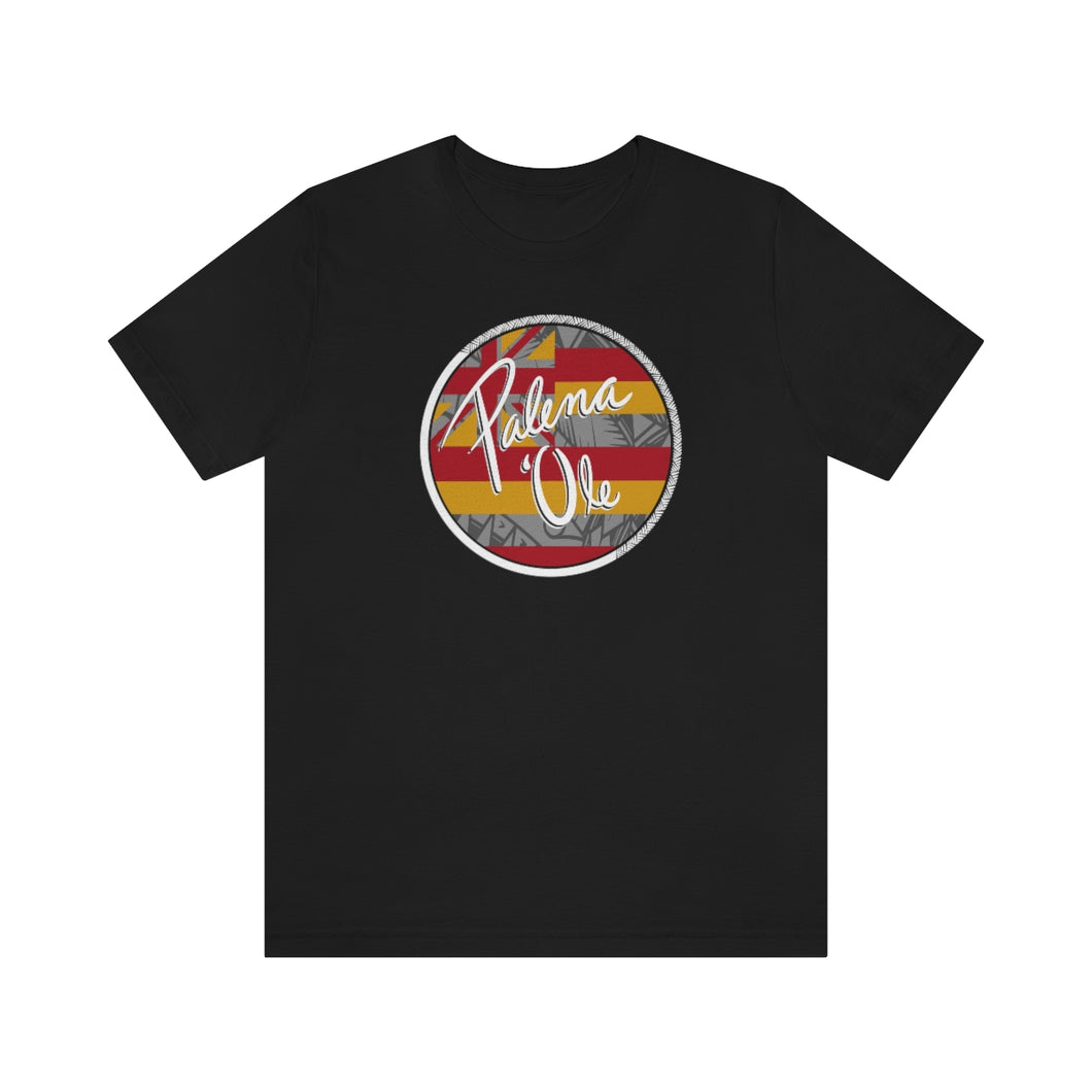 Kanaka Kollection Palena ‘Ole Flag Unisex Jersey Short Sleeve Tee (Y/G)