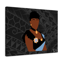 Load image into Gallery viewer, Queen Liliuokalani Canvas Gallery Wraps (Black)
