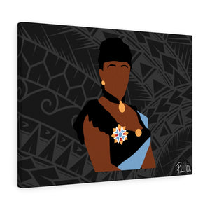 Queen Liliuokalani Canvas Gallery Wraps (Black)