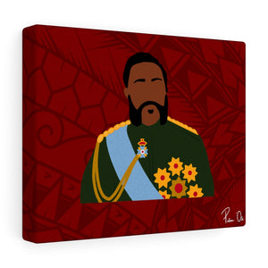 King Kalākaua Canvas Gallery Wraps (Red)