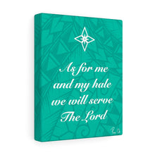 Load image into Gallery viewer, Scripture Canvas Gallery Wraps (Teal)
