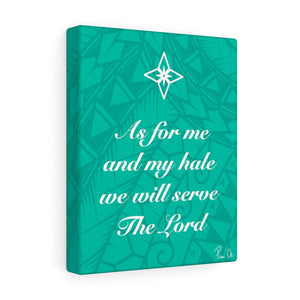 Scripture Canvas Gallery Wraps (Teal)