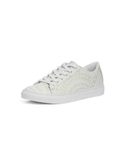 Load image into Gallery viewer, Men&#39;s Faux-Leather Tribal Sneaker (Cream)
