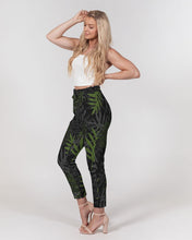 Load image into Gallery viewer, Laua’e Women&#39;s Belted Tapered Pants (Green)
