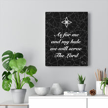 Load image into Gallery viewer, Dark Kalo Scripture Canvas Gallery Wraps
