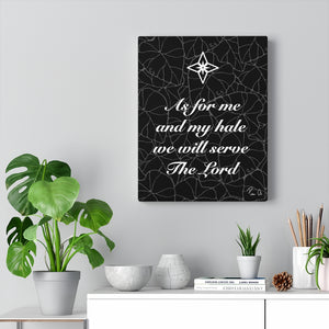 Dark Kalo Scripture Canvas Gallery Wraps