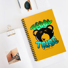 Load image into Gallery viewer, TEDDY TRIBE Spiral Notebook - Ruled Line (Yellow)
