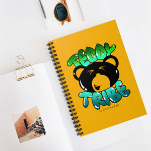 TEDDY TRIBE Spiral Notebook - Ruled Line (Yellow)