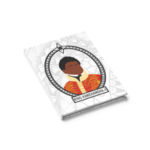 Tribal King Kamehameha II Journal - Ruled Line (White)