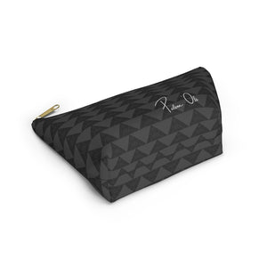 ‘Io Script Accessory Pouch w T-bottom (Gray)