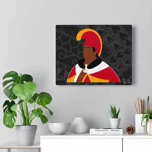 King Kamehameha I Canvas Gallery Wraps (Black)