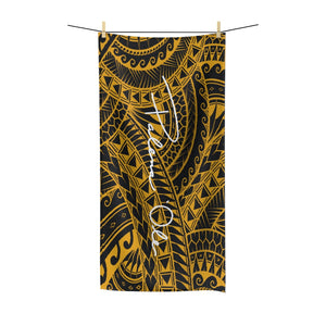 Tribal Polycotton Towel (Yellow)