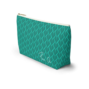 Spear Script Accessory Pouch w T-bottom