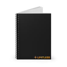 Load image into Gallery viewer, Yellow LIMITLESS Spiral Notebook - Ruled Line
