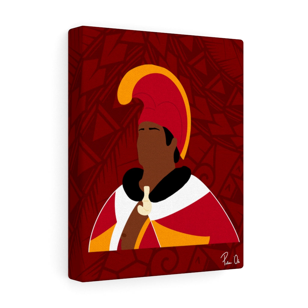 King Kamehameha I Canvas Gallery Wraps (Red)