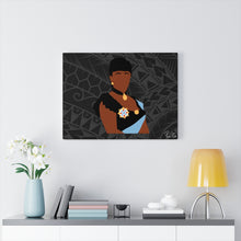Load image into Gallery viewer, Queen Liliuokalani Canvas Gallery Wraps (Black)
