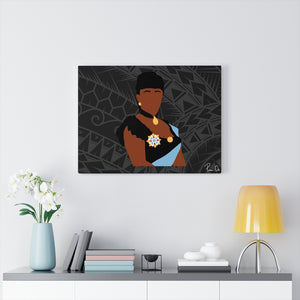 Queen Liliuokalani Canvas Gallery Wraps (Black)