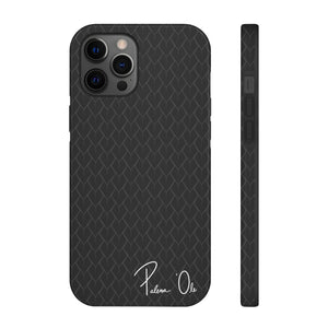 Spear Script Phone Case (Gray)