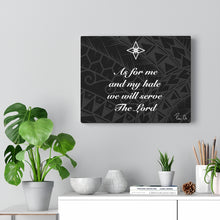 Load image into Gallery viewer, Scripture Canvas Gallery Wraps (Black)
