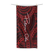 Load image into Gallery viewer, Tribal Polycotton Towel (Red)
