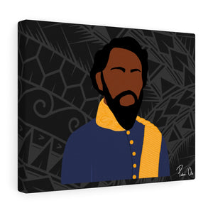King Kamehameha IV Canvas Gallery Wraps (Black)