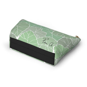 Light Kalo Script Accessory Pouch w T-bottom