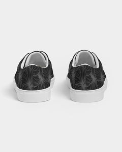 Hibiscus Women's Lace Up Canvas Shoe (Gray)