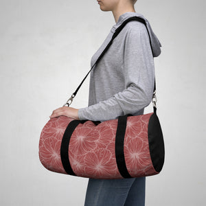 Hibiscus Duffel Bag (Light Pink)
