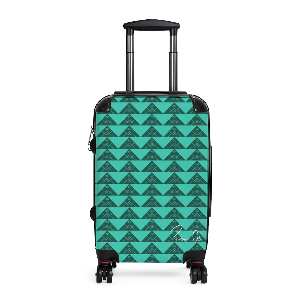 ‘Io Script Suitcase (Teal)