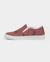 Load image into Gallery viewer, Hibiscus Women&#39;s Slip-On Canvas Shoe (Pink)
