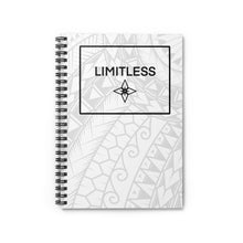 Load image into Gallery viewer, Tribal LIMITLESS Square Spiral Notebook - Ruled Line (White)
