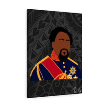 Load image into Gallery viewer, King Kamehameha V Canvas Gallery Wraps (Black)
