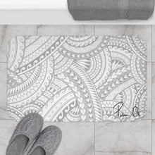 Load image into Gallery viewer, Tribal Bath Mat (White)
