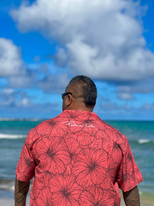 Hibiscus Aloha Shirt (Pink)