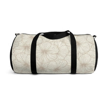 Load image into Gallery viewer, Hibiscus Duffel Bag (Off White)
