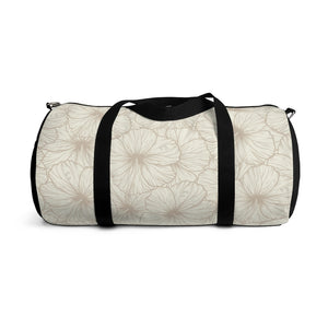 Hibiscus Duffel Bag (Off White)